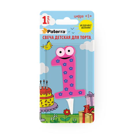 Свеча для торта Pattera 1