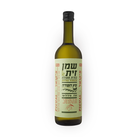 עץ השדה שמן זית כתית מעולה פיקואל