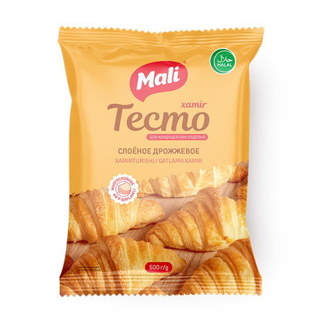 Слоёное тесто дрожжевое Mali