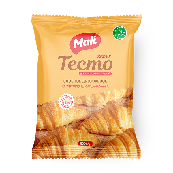 Слоёное тесто дрожжевое Mali
