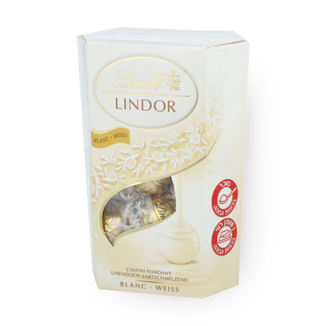 Lindt white chocolate with a smooth melting fillling