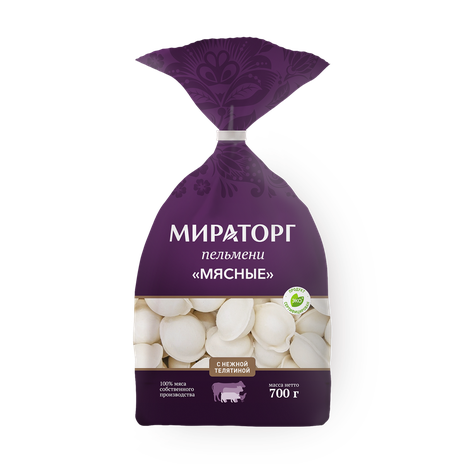 Пельмени с нежной телятиной Мясные «Мираторг»