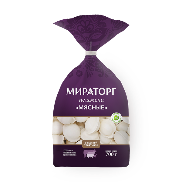 Пельме­ни с теляти­ной Мясные Мираторг