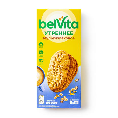 Печенье мультизлаковое Утреннее Belvita