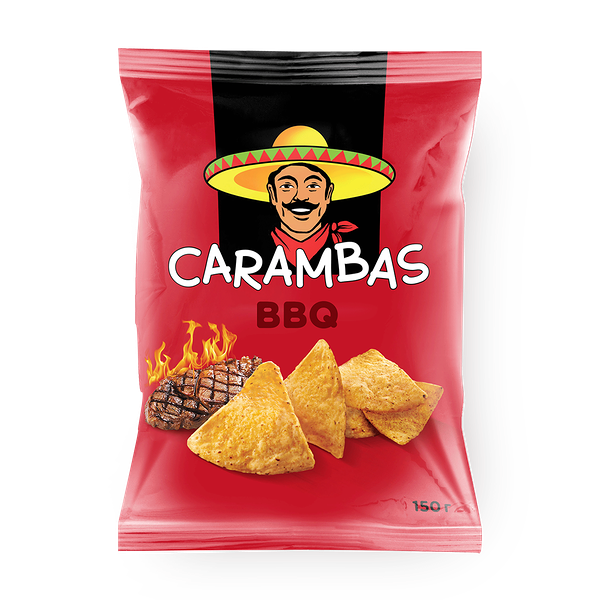 Чипсы кукурузные Carambas со вкусом барбекю