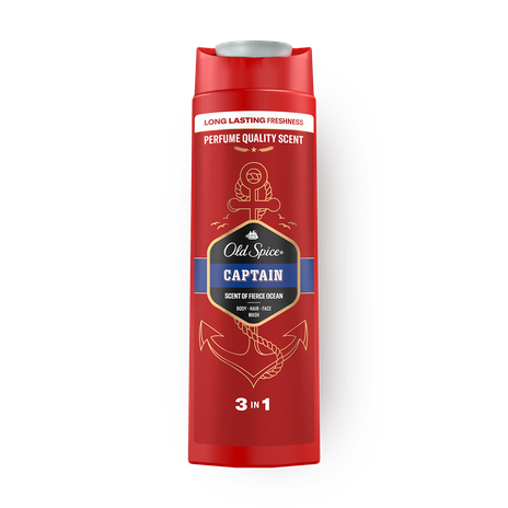 Гель для душа+шампунь Old Spice Captain