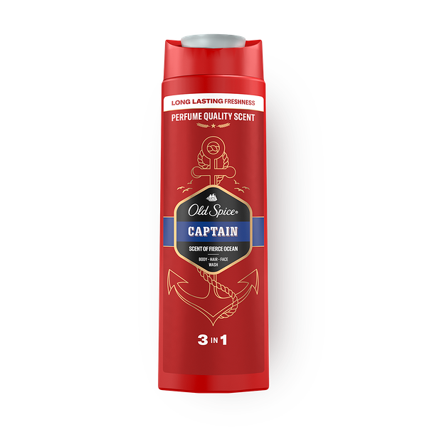 Гель для душа+шампунь Old Spice Captain