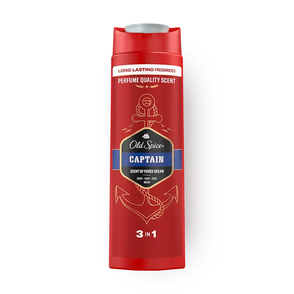 Гель для душа+шампунь Old Spice Captain