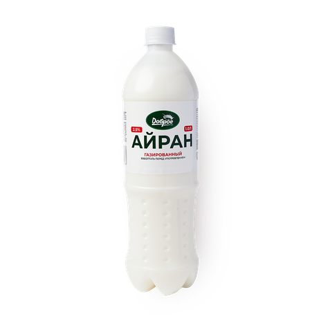 Айран 2,5% «Доброе деревенское утро» газированный