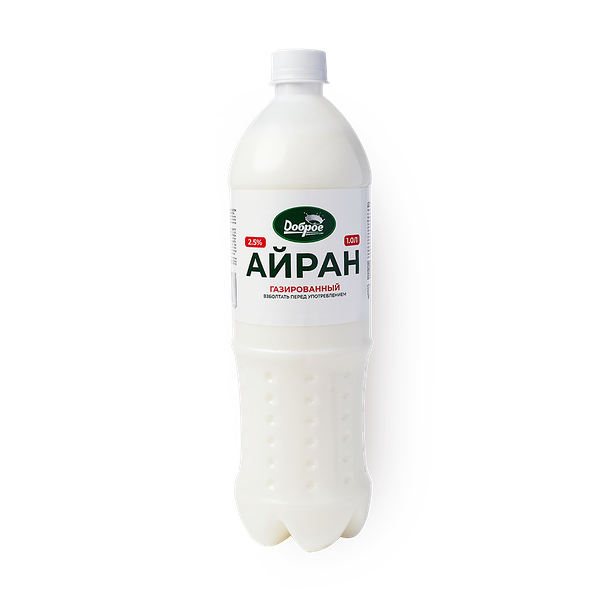 Айран 2,5% «Доброе деревенское утро» газированный