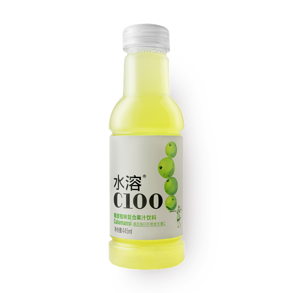 Чай холодный зелёный C 100 Nongfu Spring зелёный мандарин