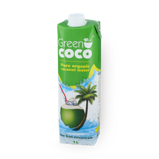 Green coco pure organic coconut water