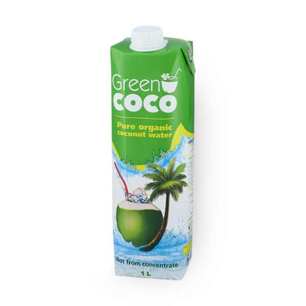 Green coco pure organic coconut water