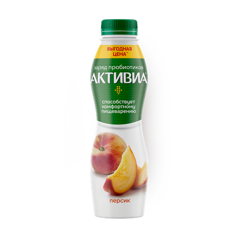 Йогурт питьевой Activia персик
