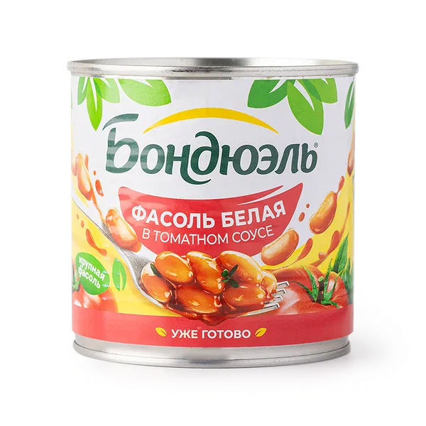 Фасоль белая Bonduelle в томатном соусе