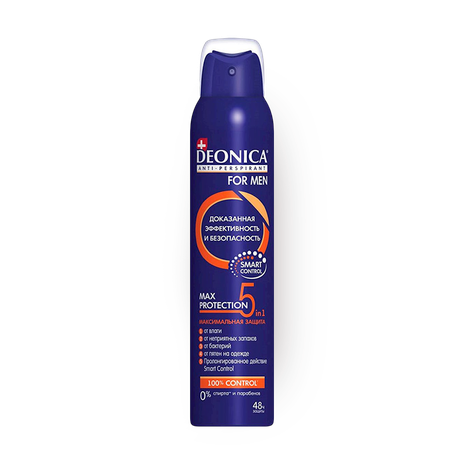 Дезодорант-антиперспирант Deonica For Men 5Protection, спрей