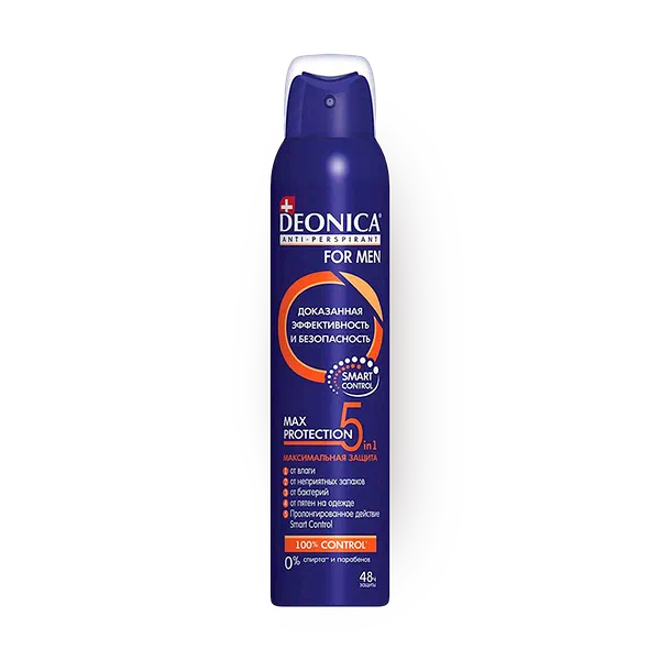 Дезодорант-антиперспирант Deonica For Men 5Protection, спрей