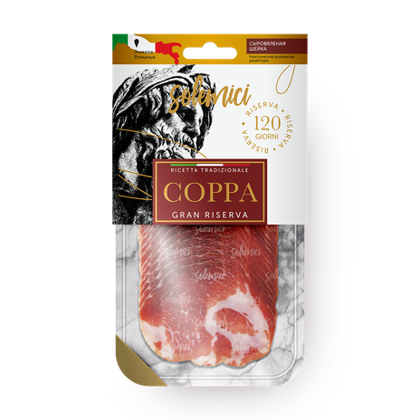 Шейка свиная Gran Reserva Solemici сыровяленая нарезка
