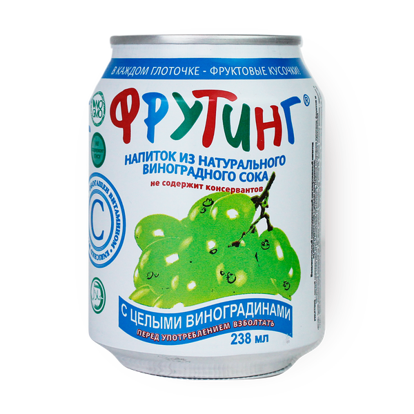 Напиток Виноград Fruiting с мякотью