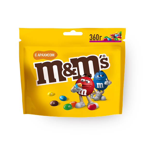 Драже M&M's арахис-молоч­ный шоколад