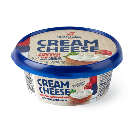 Сыр мягкий сливочный Mlekara Sabac Cream Cheese 60%