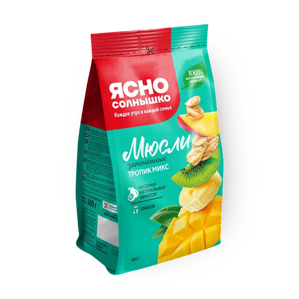 Мюсли запечённые Тропик микс «Ясно солнышко»