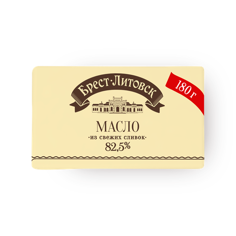 Масло сливочное 82,5% «Брест-Литовск»