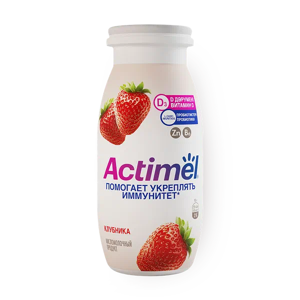Йогурт Actimel клубника