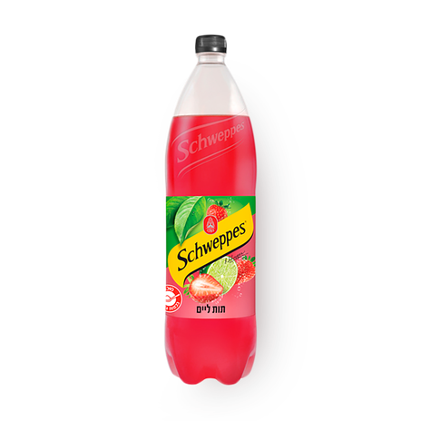 Schweppes carbonated strawberry lime