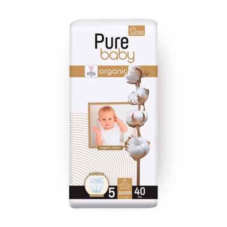 Детские Подгузники Pure Baby Jumbo Pack  №5 На 11-20 кг
