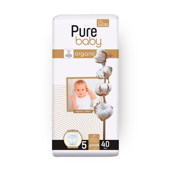 Детские Подгузники Pure Baby Jumbo Pack  №5 На 11-20 кг
