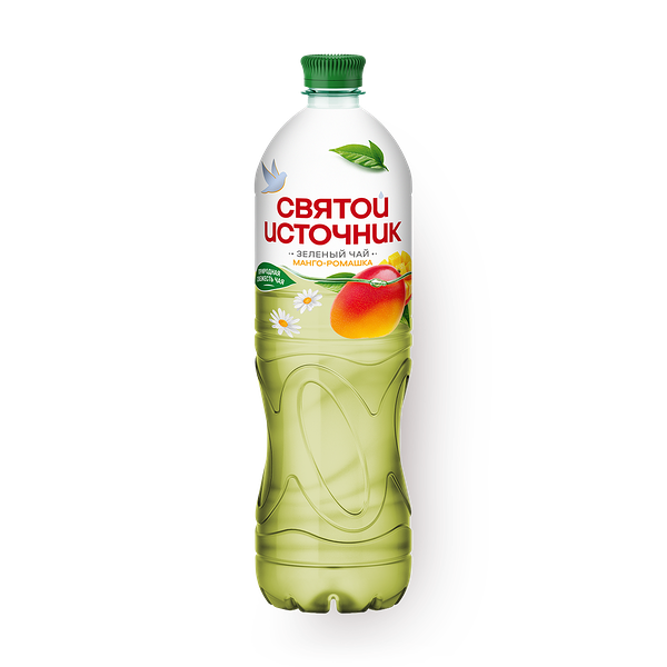 Чай холодный зелёный «Святой источник» манго-ромашка