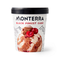Мороженое Чёрный лес Monterra с вишней, 300 г — купить с доставкой из ...