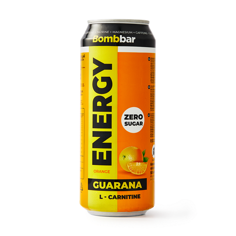 Энергетический напиток Guarana Bombbar Energy L-Карнитин и апельсин без сахара