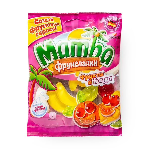 Жевательный мармелад Mamba Фрукты и йогурт