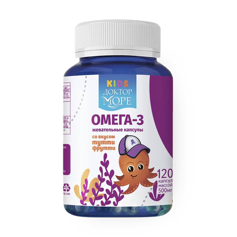 Омега-3 детская Доктор Море Осьминожка