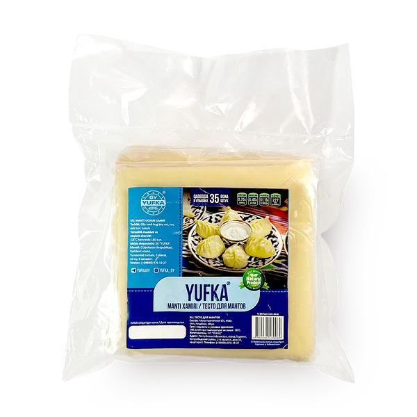 Тесто для мантов Yufka замороженное