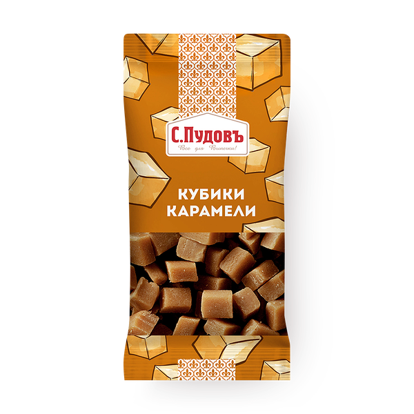 Кубики карамели для выпечки «С.Пудовъ»