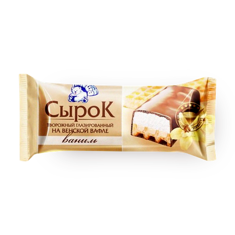 Сырок творожный глазированный «Тимоша» на венской вафле ванильный