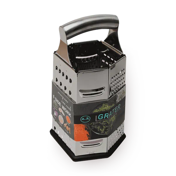 Тёрка для овощей A.K со стальной ручкой