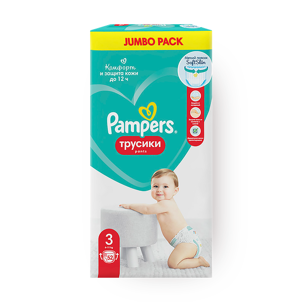 Подгузники-трусики Pampers размер 3 6-11 кг