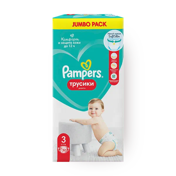 Подгузники-трусики Pampers размер 3 6-11 кг