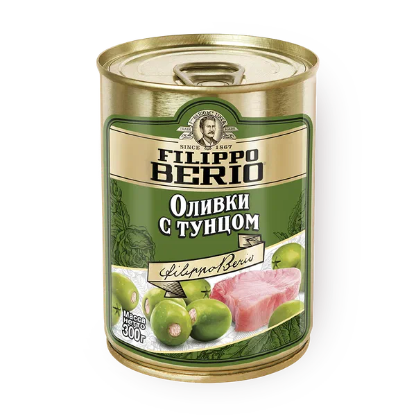 Оливки Filippo Berio с тунцом