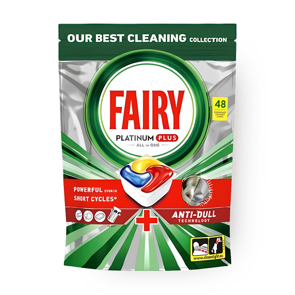 Капсулы для посудомоечных машин Fairy Platinum Всё в 1 лимон