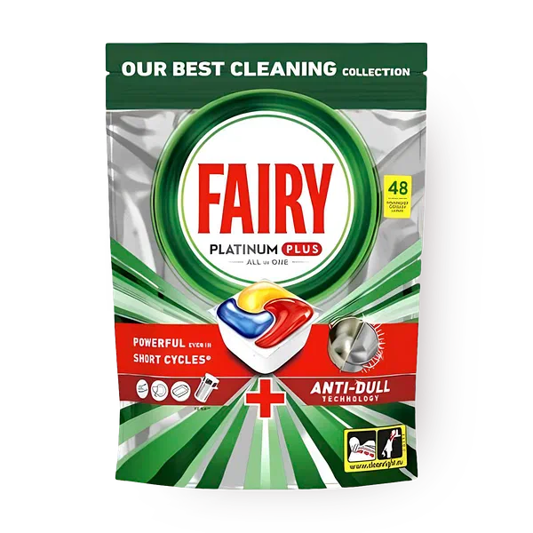 Капсулы для посудомоечных машин Fairy Platinum Всё в 1 лимон