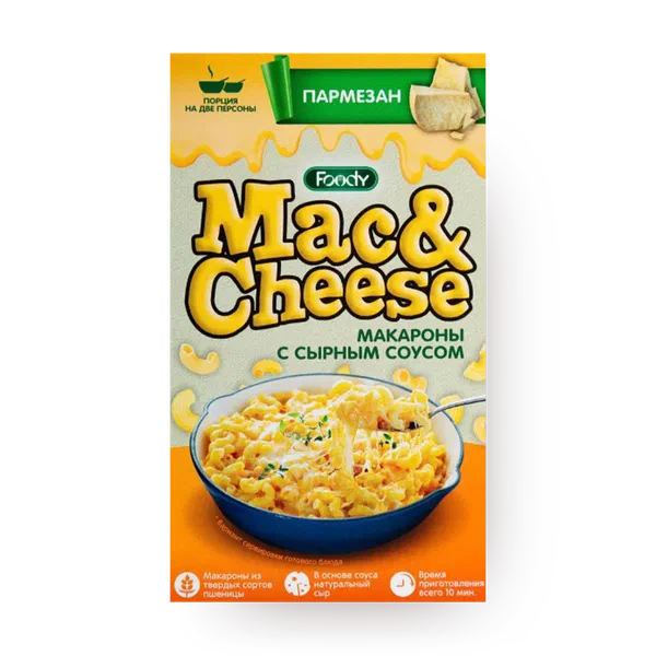 Макароны с сырным соусом Foody Mac&Cheese Пармезан