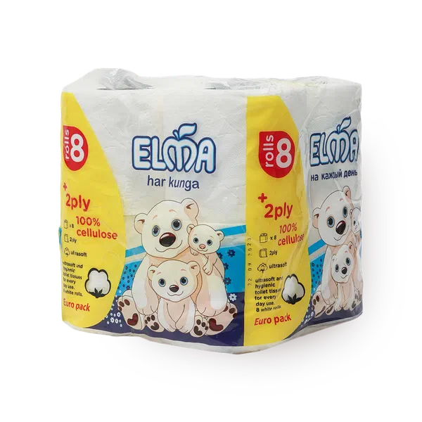 Туалетная Бумага UltraSoft 8 Elma Euro Pack