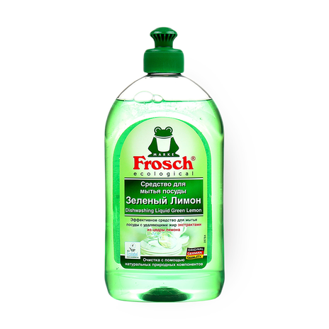 Средство для ручного мытья посуды Frosch Зеленый лимон