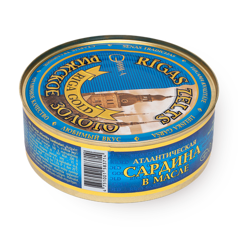 Сардина Riga Gold атлантическая в масле
