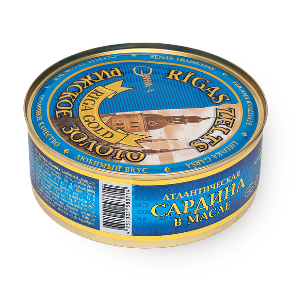 Сардина Riga Gold атлантическая в масле